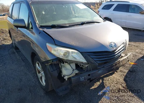 2011 Toyota Sienna Le V6 из США, поврежденный, VIN 5TDKK3DC6BS171912